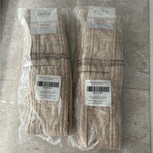 BNIB BUNDLE OF 2: Pudus Sweater Socks / Over the knee socks 🥰